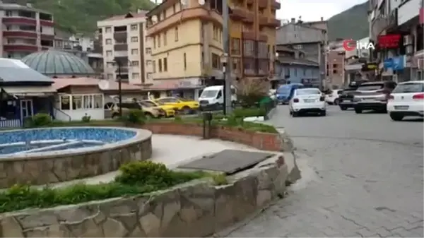 Borçka'da karantina başladı sokaklar sessizliğe büründü