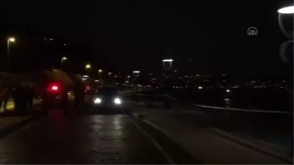 Beykoz'da denize düşen otomobildeki kadın kurtarıldı