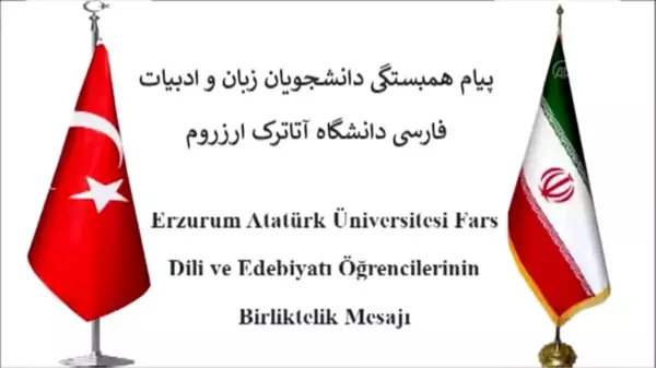 Üniversiteli öğrenciler Sadi Şirazi'nin şiiriyle Kovid-19'a karşı birliktelik mesajı verdi