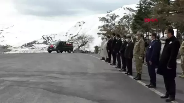 Hakkari'de şehit asker için tören düzenlendi