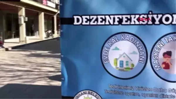 KONYA Koronavirüse karşı dezenfekte tüneli