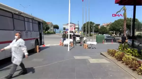 SAMSUN Sokağa çıkma yasağına kan bağışı arası