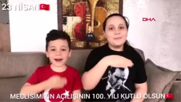 Dünyanın farklı kentlerinden 23 Nisan'ı video mesajlarla kutladılar