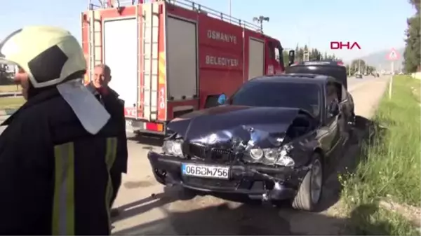 Osmaniye'de trafik kazası: 3'ü jandarma personeli 7 kişi yaralandı