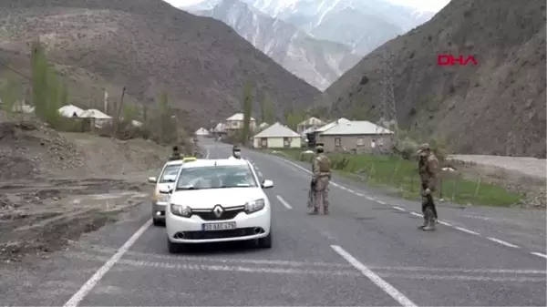 Hakkari'de 2 köy ve bir mezra karantinaya alındı