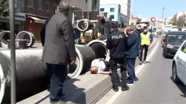 Beyoğlu'nda yaralı yakınını gören engelli adam baygınlık geçirdi