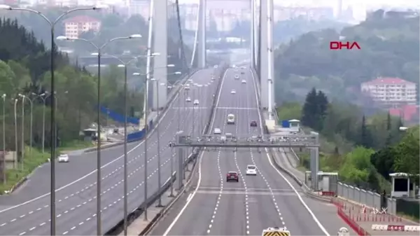 İSTANBUL-YASAĞIN İLK GÜNÜ YOLLAR BOŞ KALDI