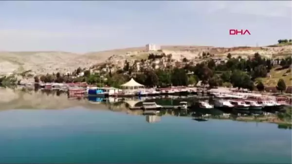 ŞANLIURFA Salgın nedeniyle en sakin günlerini geçiren Halfeti, turizm sezonuna hazır