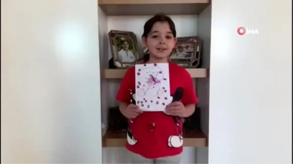 Virüse çok kızan Umay'dan duygulandıran video: 