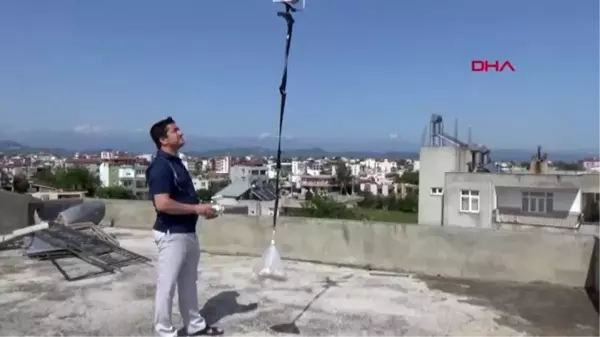 ANTALYA Komşusuna drone ile ekmek gönderdi