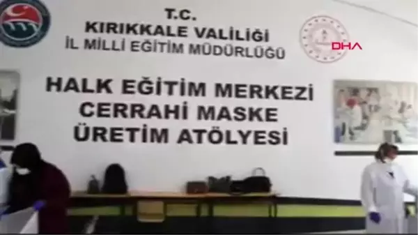 Kırıkkale'de kurulan tesiste ayda 45 milyon maske üretilecek