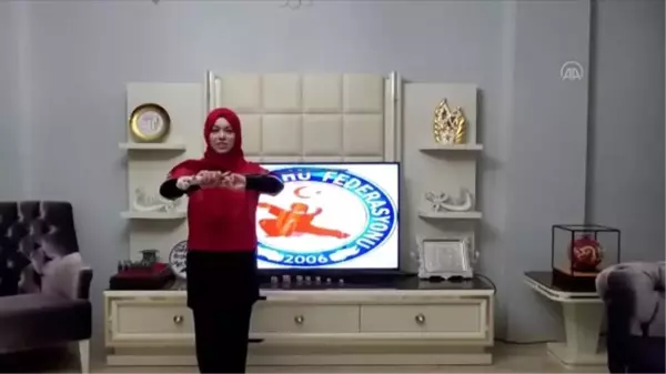 Milli sporculardan 'Evde Kal Hareketsiz Kalma' mesajlı video