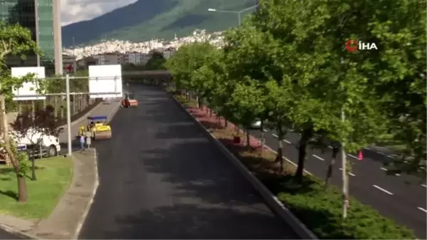 Bursa'da yollar yenilendi