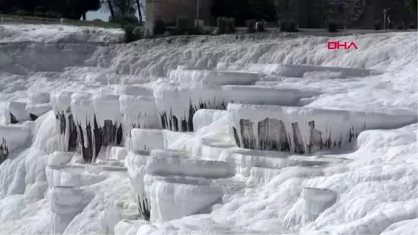 DENİZLİ Pamukkale 74 gün sonra ziyarete açıldı