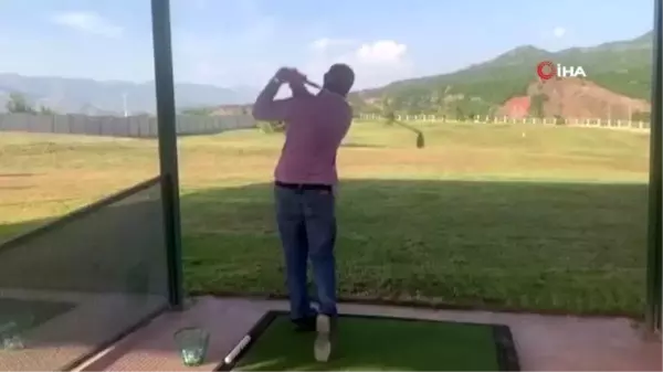 Huzur şehri Tunceli'de golf heyecanı başladı