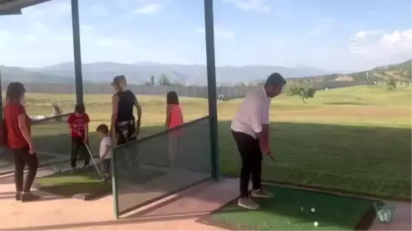 Tunceli'nin ilk golf sahası faaliyete geçti