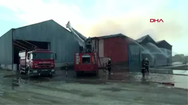 AKSARAY Yonca ve yem fabrikası yeniden alev aldı