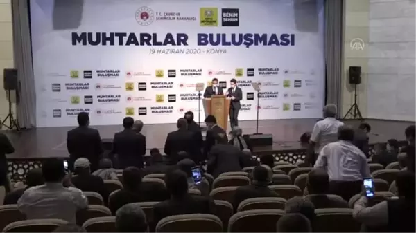 Çevre ve Şehircilik Bakanı Kurum, muhtarlarla buluştu