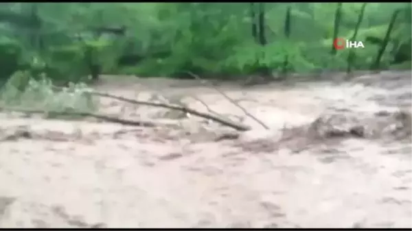 Ordu'da sağanak sonrası sel ve heyelan