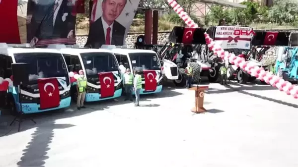 Hakkari'de 24 araç törenle hizmete alındı