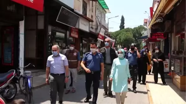 Kula'da maske denetimi yapıldı