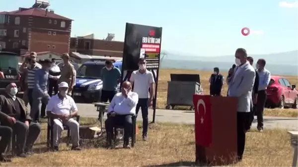 Şehit Eren Öztürk'ün vasiyette bulunduğu caminin temeli atıldı