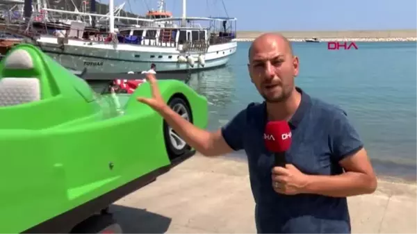 ANTALYA 30'uncu deniz otomobili, denize indirilip test edildi