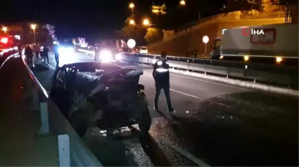 Gümüşhane'de trafik kazası: 1 yaralı