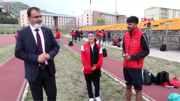 SPOR Milli atletler normalleşmeyle birlikte Erzurum'da kampa girdi