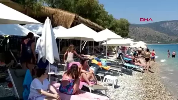 MUĞLA Datça sezonun en hareketli günlerinden birini yaşıyor