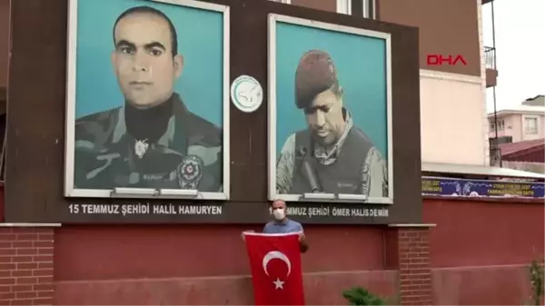 Son dakika haberi! 15 Temmuz şehidi olan kardeşinin mezarını ziyaret edip, dua okudu