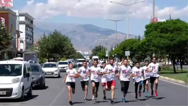 Erzincan'da 15 Temmuz koşusu