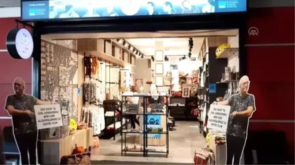 Sabiha Gökçen Havalimanı'ndaki İZEV Shop, destekçilerini bekliyor