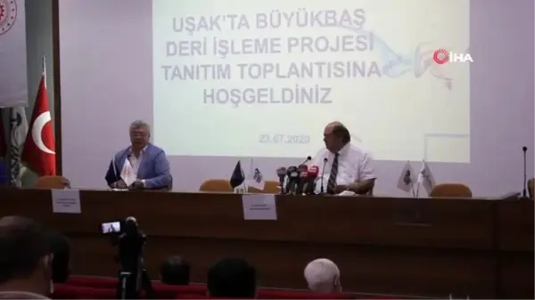 Uşak'ta yapılacak olan büyükbaş deri işleme tesisi tanıtıldı