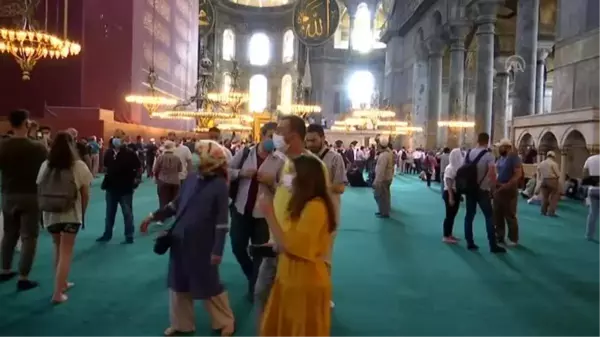 Ayasofya-i Kebir Cami-i Şerifi'ne ziyaretler devam ediyor - Vatandaş röportajları