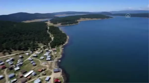 Batı Karadeniz'in en büyük yapay göleti sulama projesi için boşaltılıyor