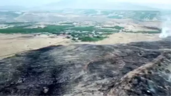 Çıkan yangında 10 hektar ormanlık alan zarar gördü