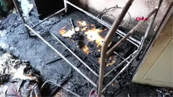 DENİZLİ Evde çıkan yangında 5 aylık bebek öldü, ablası yaralandı