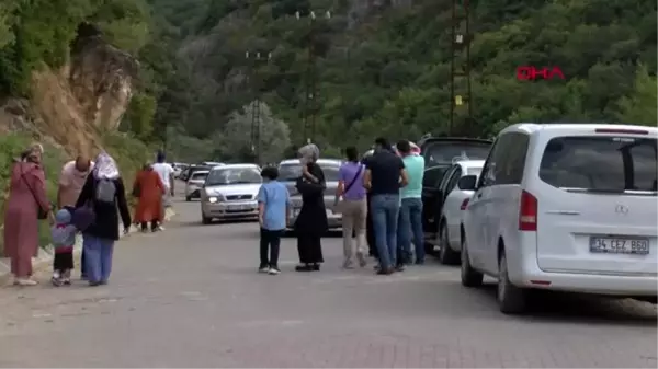 TOKAT Ballıca Mağarası'nda bayram yoğunluğu