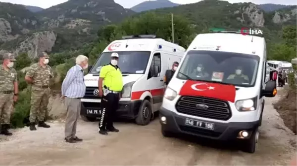 Şehit polis memuru Osman Gül Andırın'da toprağa verildi