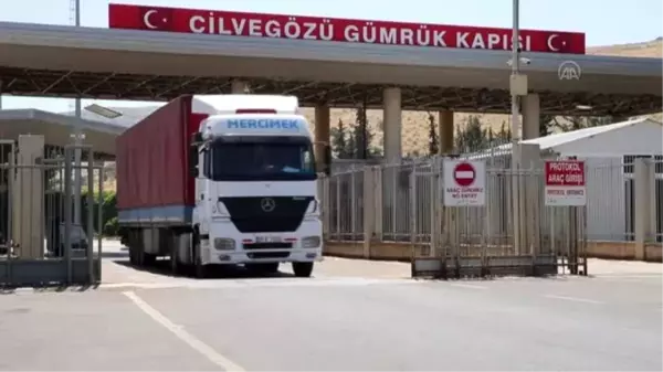 Cilvegözü'nden Suriye'ye 7 ayda 10 bin 115 yardım tırı gönderildi