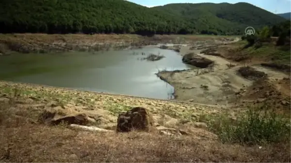 Malkara'da yağışların azlığı ve sulamadan kaynaklı göletlerin suyu azaldı