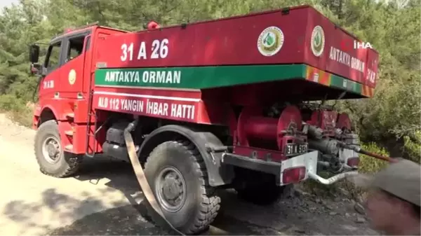 Son dakika haber | Hatay'da orman yangını: 3 hektar alan zarar gördü