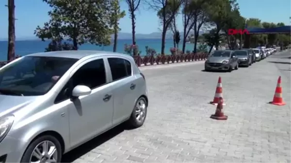 Kuşadası'ndaki milli parka ziyaretçi akını