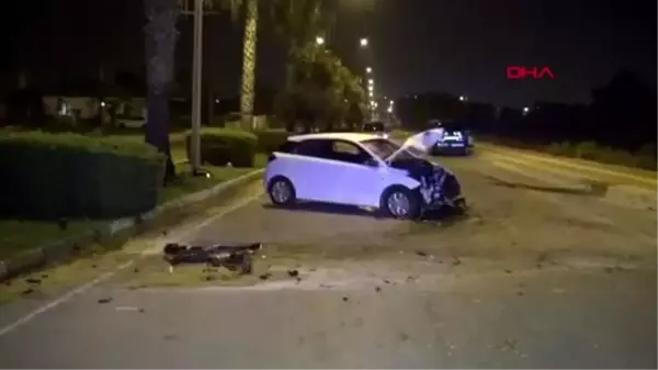 ANTALYA Manavgat'ta 2 kazada 5 yaralı