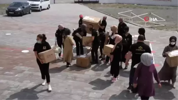 Son dakika haberleri! Köy çocuklarına yardım bin 100 kilometre uzaktan geldi