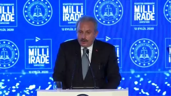 Vesayetten Demokrasiye Milli İrade Sempozyumu- TBMM Başkanı Şentop (3)