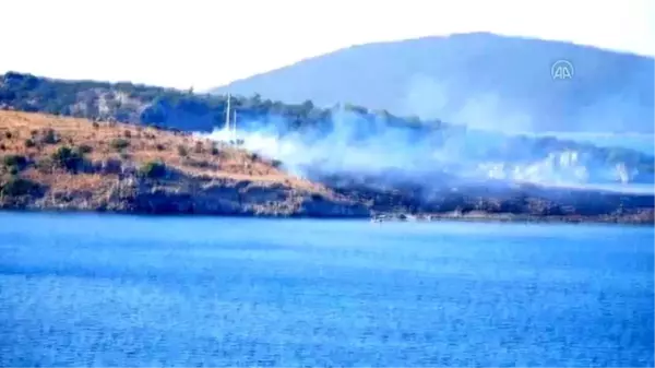 Son dakika haberleri! Bodrum'da Büyük Ada'da çıkan yangın söndürüldü