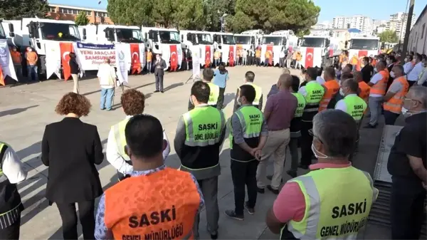 SASKİ'ye 18 yeni araç alındı