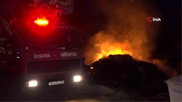 Son dakika haberi: Amasya'da ahır yangını: 16 büyükbaş hayvan telef oldu